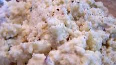 Garlic, Blue Cheese Mashed Potatoes