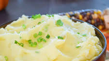 Garlic Chive Mashed Potatoes