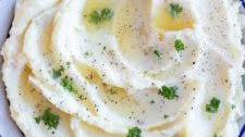 Garlic Herb Butter Mashed Potatoes