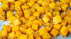 Garlic Herb Roasted Butternut Squash