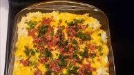 Garlic Mashed Potatoes with Roasted Garlic Cheddar and Bacon