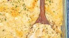 Garlic Parmesan Chicken and Rice Casserole