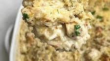 Garlic Parmesan Chicken Rice Casserole