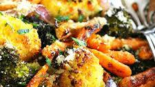 Garlic Parmesan Roasted Vegetables