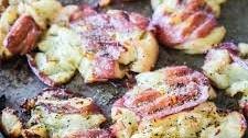 Garlic Smashed Potatoes
