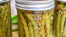 Garlic Spiced Canned Pickled Beans Recipe