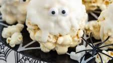Ghost Marshmallow Popcorn Balls