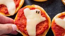 Ghost Pizza Bagels