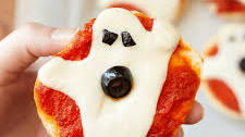 Ghost Pizza Bagels