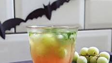 Ghoulish grape, apple & grenadine cooler mocktail