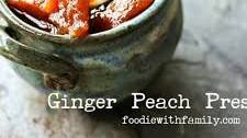 Ginger Peach Preserves