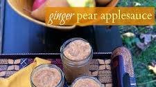 Ginger Pear Applesauce