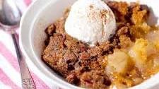 Gingerbread Apple Cobbler