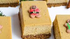 Gingerbread Cheesecake Bars