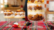 Gingerbread Clementine Eggnog Trifle