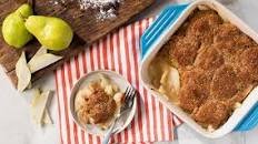 Gingerbread Pear Cobbler