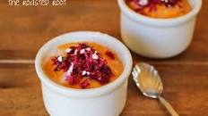 Gingered Butternut Squash Soup with Beet Slaw
