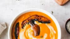 Gingery Roasted Winter Squash Soup (AIP, paleo, Whole30)