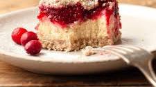 Gluten Free Cranberry Cheesecake Bars
