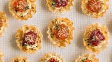 Goat Cheese filled Phyllo Cups: Easy Fillo Shell Appetizers