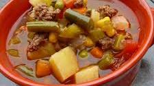 Grandma's Slow Cooker Beef and Vegetable Soup