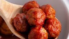 Grape Jelly Chili Sauce Meatballs