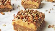 Greek Yogurt Sweet Potato Pecan Bars