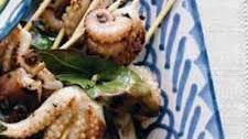 Grilled Baby Octopus Skewers