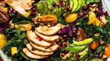 Grilled Chicken Kale Salad