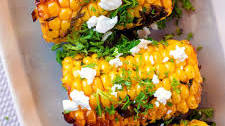 Grilled Corn with Herb Butter