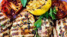Grilled Lemon Chicken with Herbs
