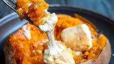 Grilled Sweet Potatoes with Roasted Marshmallows