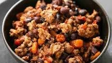 Ground Turkey Chili With Black Beans