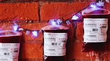 Halloween Blood Bag Cocktails