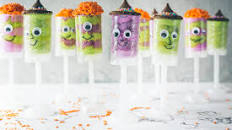 Halloween Cake Push Pops