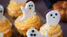 Halloween Candy Corn Mini Cheesecakes