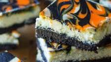 Halloween Cheesecake Bars