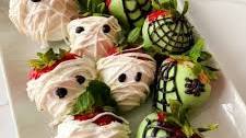 Halloween Chocolate Covered Strawberries