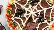 Halloween Dip Recipe: Spider Web Bean Dip