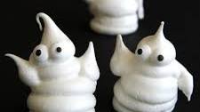 Halloween Ghost Meringue Cookies