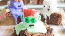 Halloween Marshmallow Brownies