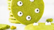 Halloween Matcha Cookies