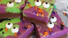 Halloween Monster Mash Fudge