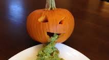 Halloween: Pumpkin Puke Guacamole