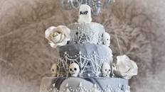 Halloween Wedding Cake
