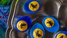 Halloween Witch Deviled Eggs