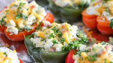 Ham and Egg Stuffed Peppers