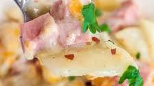 Ham and Scalloped Potato Casserole