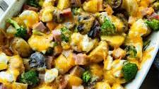 Ham Potato Broccoli Casserole