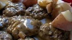 Hamburger " Steaks" With Onion Gravy